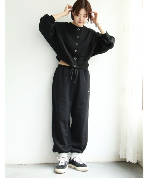 notch.(ノッチ)の「ロゴ刺繍スウェットパンツ(スウェットパンツ・レディース・グリーン/オリーブ/ブラック/グレー・M)」の19枚目の写真