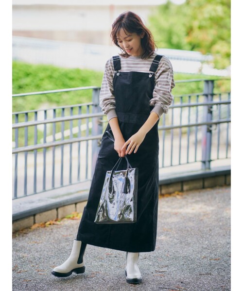 SHOO・LA・RUE(シューラルー)の「◆【USAコットン】サイドスリットロンT(Tシャツ/カットソー・レディース・アイボリー/レンガ/チャコールグレー/ピンク系/ベージュ系その他2/グリーン/ブラック系2・02/03/04)」の17枚目の写真