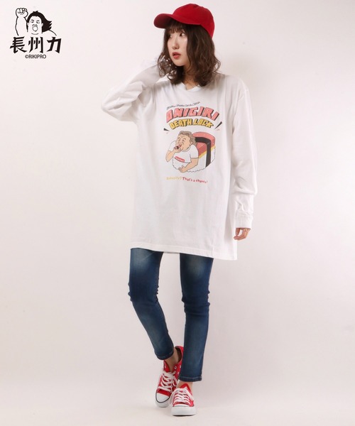 NVM select】長州力 ロングスリーブTシャツ（Tシャツ/カットソー