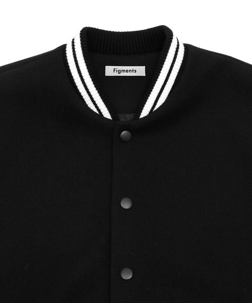Figments(フィグメンツ)の「オーバースタジャン(ブルゾン・レディース・オフホワイト/ブラック・SMALL/MEDIUM)」の7枚目の写真
