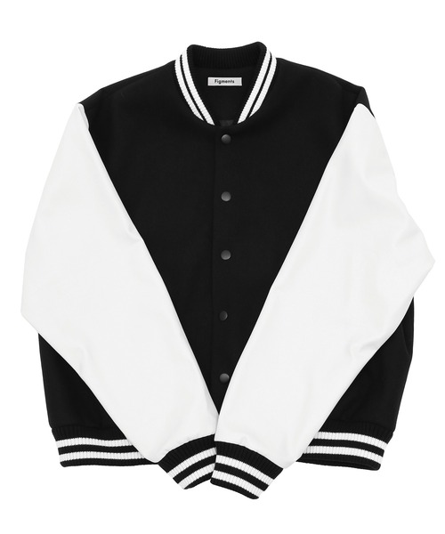 Figments(フィグメンツ)の「オーバースタジャン(ブルゾン・レディース・オフホワイト/ブラック・SMALL/MEDIUM)」の10枚目の写真