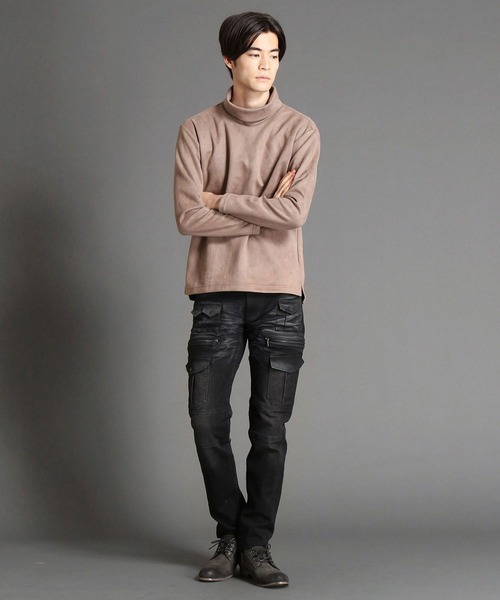 HIDEAWAYS NICOLE（ハイダウェイニコル）の「２ｗａｙストレッチデザインデニム（デニムパンツ・メンズ・ブラック/ブラック系1/ネイビー/ネイビー系1・SMALL/MEDIUM/LARGE/X-LARGE）」の16枚目の写真