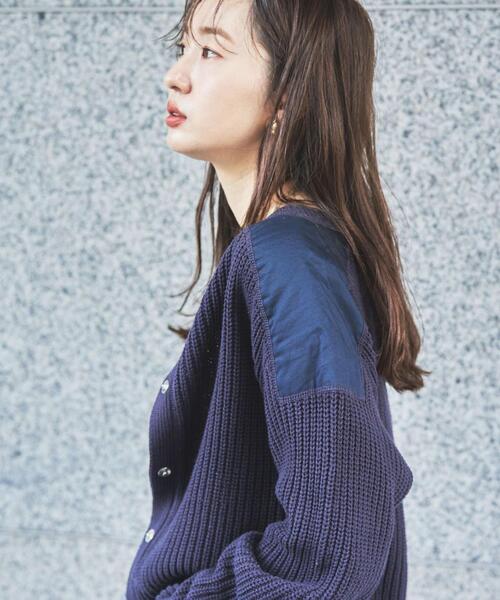 coen（コーエン）の「［洗える］2WAYコマンドニット（ニット/セーター・レディース・ブラック/オフホワイト/ネイビー・MEDIUM/LARGE）」の5枚目の写真