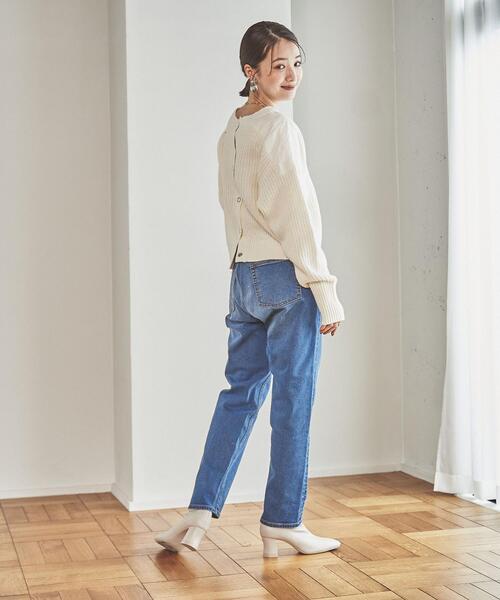 coen（コーエン）の「［洗える］2WAYコマンドニット（ニット/セーター・レディース・ブラック/オフホワイト/ネイビー・MEDIUM/LARGE）」の14枚目の写真