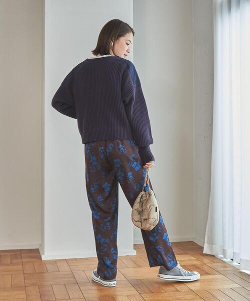 coen（コーエン）の「［洗える］2WAYコマンドニット（ニット/セーター・レディース・ブラック/オフホワイト/ネイビー・MEDIUM/LARGE）」の17枚目の写真