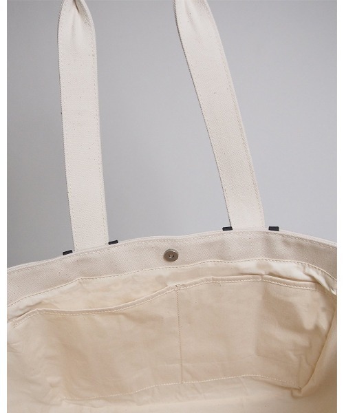 etul（エツル）の「「etul / エツル」リサイクルキャンバス　ライントートバッグL（トートバッグ・レディース・ブラック/ブラウン・FREE）」の22枚目の写真