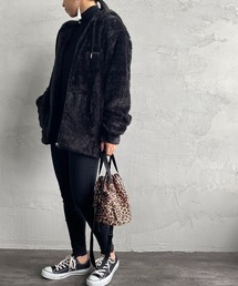 【WEB限定】[Champion/チャンピオン] ボアフリース ジップフードジャケット