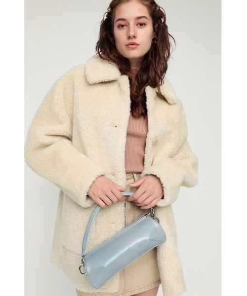 SLY（スライ）の「HARD SLIM HAND BAG スリムハンド バッグ（ハンドバッグ・レディース・ブラック/ライトブルー・FREE）」の12枚目の写真