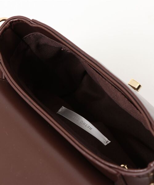 RETRO GIRL（レトロガール）の「ヴィンテージショルダー（ショルダーバッグ・レディース・ダークブラウン/ブラウン系その他/ブラック・FREE）」の5枚目の写真