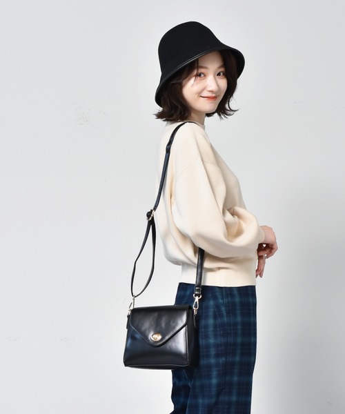 RETRO GIRL（レトロガール）の「ヴィンテージショルダー（ショルダーバッグ・レディース・ダークブラウン/ブラウン系その他/ブラック・FREE）」の12枚目の写真