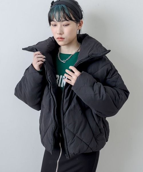 RASVOA(ラスボア)の「ジャガードショートニット(ニット/セーター・レディース・ブラック/グリーン/オフホワイト/グレー・FREE)」の22枚目の写真