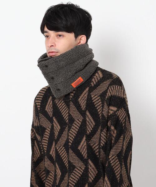 THE SHOP TK （ザ ショップ ティーケー ）の「◆UNIVERSAL OVERALL別注 ボアネックウォーマー（ネックウォーマー/スヌード・メンズ・チャコールグレー/ブラック/カーキ/サンドベージュ・00）」の10枚目の写真
