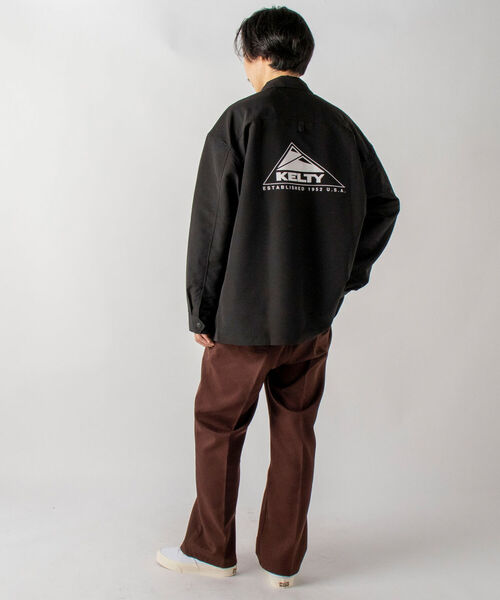 KELTY(ケルティ)の「【KELTY/ケルティ】GLOSTER別注 バックプリント コーチジャケット(ブルゾン・メンズ・ブラック/ネイビー/カーキ・MEDIUM/LARGE)」の22枚目の写真
