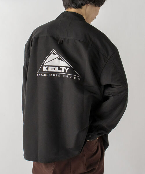 KELTY(ケルティ)の「【KELTY/ケルティ】GLOSTER別注 バックプリント コーチジャケット(ブルゾン・メンズ・ブラック/ネイビー/カーキ・MEDIUM/LARGE)」の16枚目の写真