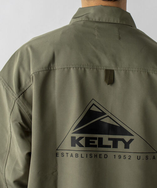 KELTY(ケルティ)の「【KELTY/ケルティ】GLOSTER別注 バックプリント コーチジャケット(ブルゾン・メンズ・ブラック/ネイビー/カーキ・MEDIUM/LARGE)」の13枚目の写真