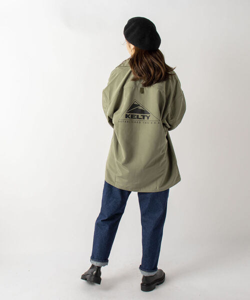 KELTY(ケルティ)の「【KELTY/ケルティ】GLOSTER別注 バックプリント コーチジャケット(ブルゾン・メンズ・ブラック/ネイビー/カーキ・MEDIUM/LARGE)」の8枚目の写真