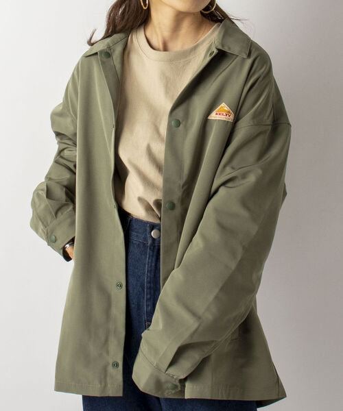 KELTY(ケルティ)の「【KELTY/ケルティ】GLOSTER別注 バックプリント コーチジャケット(ブルゾン・メンズ・ブラック/ネイビー/カーキ・MEDIUM/LARGE)」の20枚目の写真