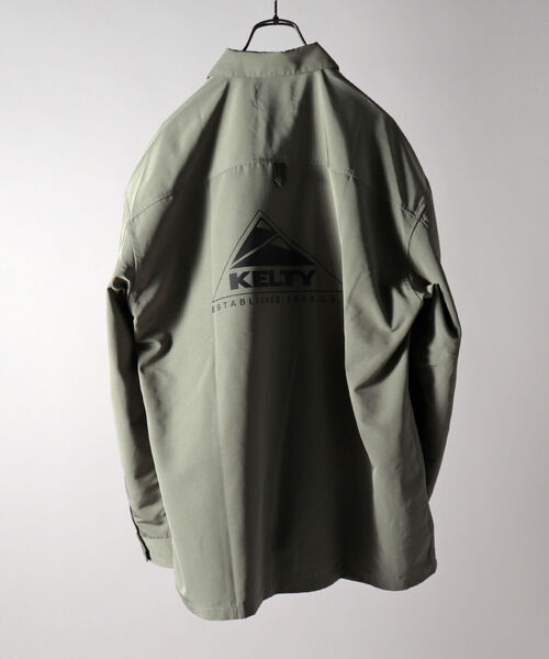KELTY(ケルティ)の「【KELTY/ケルティ】GLOSTER別注 バックプリント コーチジャケット(ブルゾン・メンズ・ブラック/ネイビー/カーキ・MEDIUM/LARGE)」の15枚目の写真
