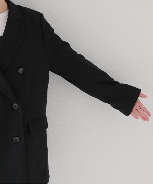 JOURNAL STANDARD relume（ジャーナルスタンダード　レリューム）の「ダブルブレストジャケット◆（テーラードジャケット・レディース・ベージュ/ブラック・FREE）」の12枚目の写真