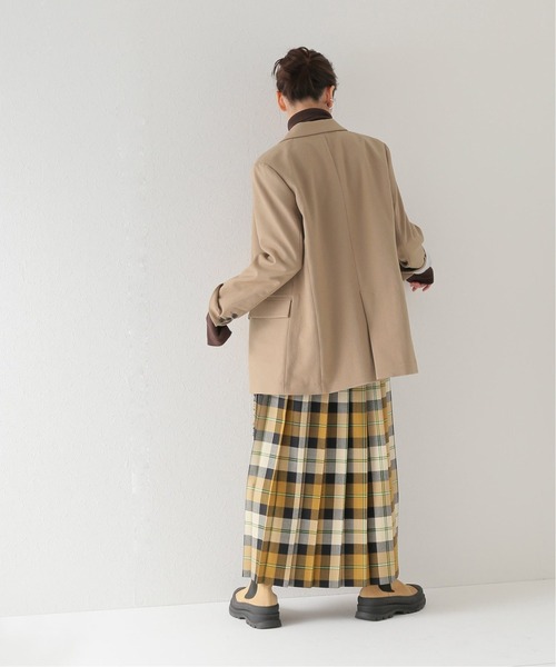 JOURNAL STANDARD relume（ジャーナルスタンダード　レリューム）の「ダブルブレストジャケット◆（テーラードジャケット・レディース・ベージュ/ブラック・FREE）」の6枚目の写真