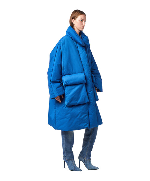 DIESEL（ディーゼル）の「レディース サステナブル アウター ロング シンサレート ビックシルエット（その他アウター・レディース・ブラック・LARGE/SMALL/XX-SMALL）」の13枚目の写真