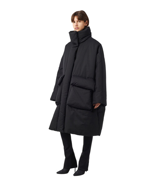 DIESEL（ディーゼル）の「レディース サステナブル アウター ロング シンサレート ビックシルエット（その他アウター・レディース・ブラック・LARGE/SMALL/XX-SMALL）」の9枚目の写真