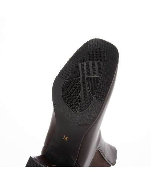 Realta（レアルタ）の「Realta(レアルタ)  スタックヒールスクエアトゥサイドゴア ブーツ（ブーツ・レディース・ダークブラウン/ブラック・M/L/S/LL）」の12枚目の写真