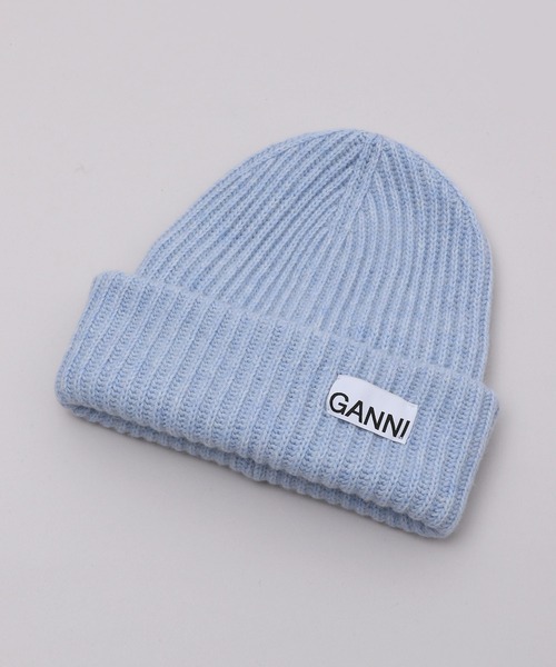 GANNI Rib Knit Acc BEANIE A3533