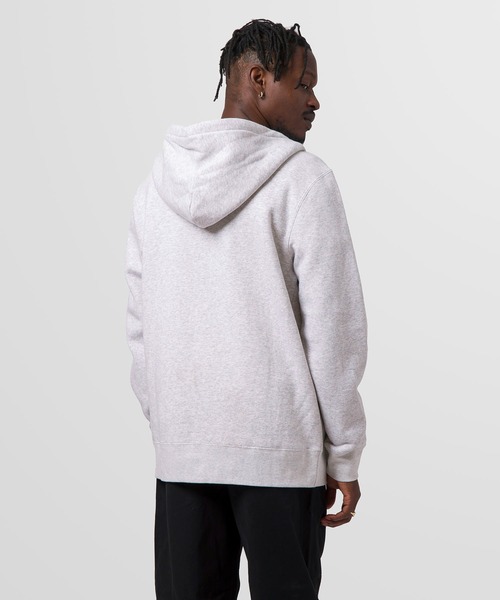 HUF グレー フード付きパーカー ジップアップパーカー 美品 刺繍ロゴ HUF グレー フード付きパーカー ジップアップパーカー 美品 刺繍ロゴ