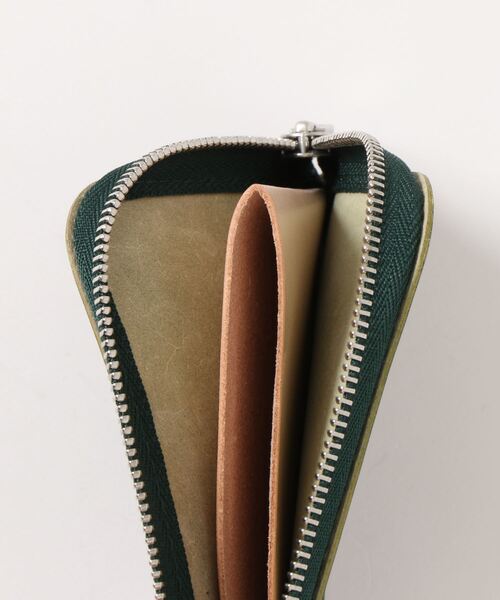 ikka（イッカ）の「オイルコードバン L型ウォレット（財布・メンズ・グリーン/ネイビー/ダークブラウン/ブラック・FREE）」の9枚目の写真