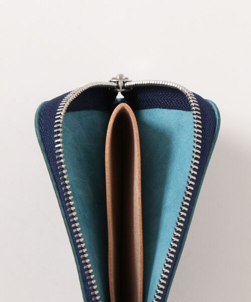 ikka（イッカ）の「オイルコードバン L型ウォレット（財布・メンズ・グリーン/ネイビー/ダークブラウン/ブラック・FREE）」の10枚目の写真