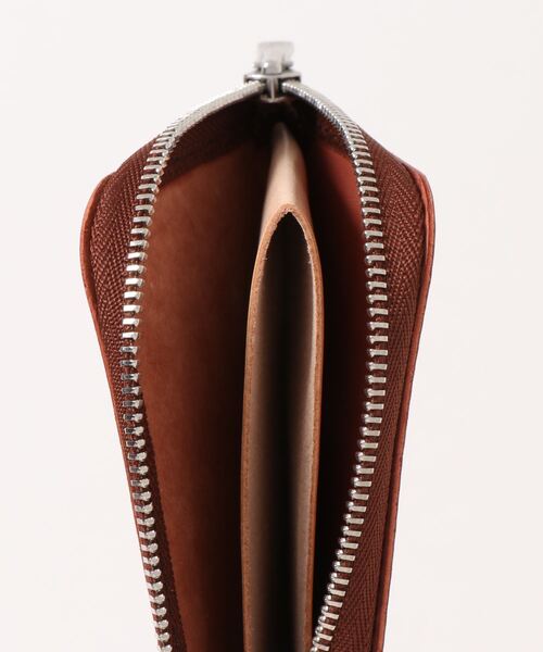 ikka（イッカ）の「オイルコードバン L型ウォレット（財布・メンズ・グリーン/ネイビー/ダークブラウン/ブラック・FREE）」の7枚目の写真