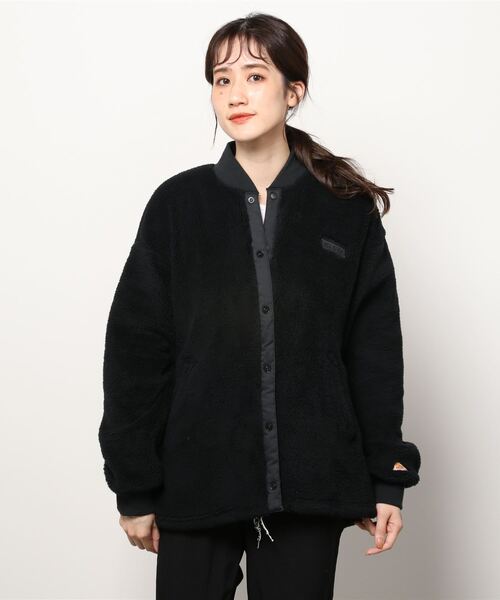 KELTY（ケルティ）の「[KELTY/ケルティ]フロントスナップレトロフリースカーディガン（カーディガン/ボレロ・レディース・ベージュ/アイボリー/ブラック/グリーン・L/M/XL/S/XS）」の2枚目の写真