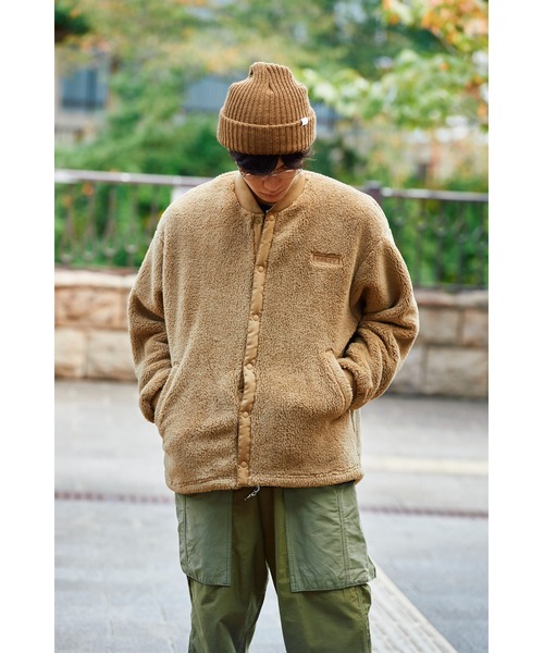 KELTY（ケルティ）の「[KELTY/ケルティ]フロントスナップレトロフリースカーディガン（カーディガン/ボレロ・レディース・ベージュ/アイボリー/ブラック/グリーン・L/M/XL/S/XS）」の8枚目の写真