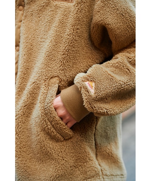 KELTY（ケルティ）の「[KELTY/ケルティ]フロントスナップレトロフリースカーディガン（カーディガン/ボレロ・レディース・ベージュ/アイボリー/ブラック/グリーン・L/M/XL/S/XS）」の11枚目の写真