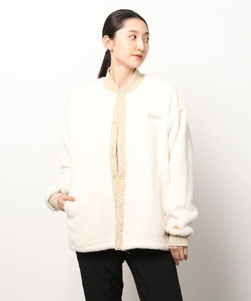 KELTY（ケルティ）の「[KELTY/ケルティ]フロントスナップレトロフリースカーディガン（カーディガン/ボレロ・レディース・ベージュ/アイボリー/ブラック/グリーン・L/M/XL/S/XS）」の17枚目の写真