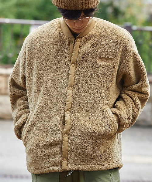 KELTY（ケルティ）の「[KELTY/ケルティ]フロントスナップレトロフリースカーディガン（カーディガン/ボレロ・レディース・ベージュ/アイボリー/ブラック/グリーン・L/M/XL/S/XS）」の18枚目の写真