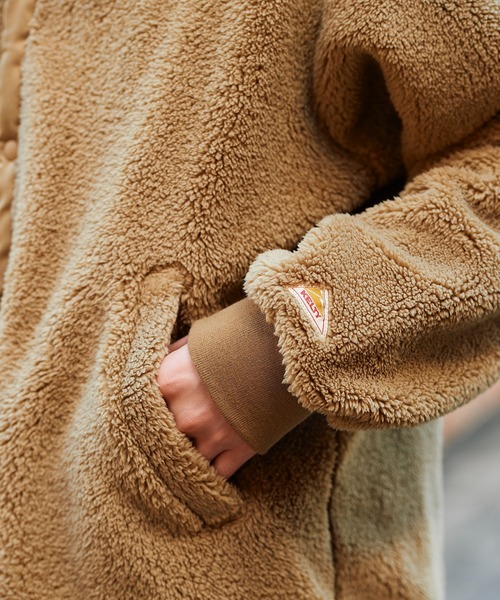 KELTY（ケルティ）の「[KELTY/ケルティ]フロントスナップレトロフリースカーディガン（カーディガン/ボレロ・レディース・ベージュ/アイボリー/ブラック/グリーン・L/M/XL/S/XS）」の22枚目の写真