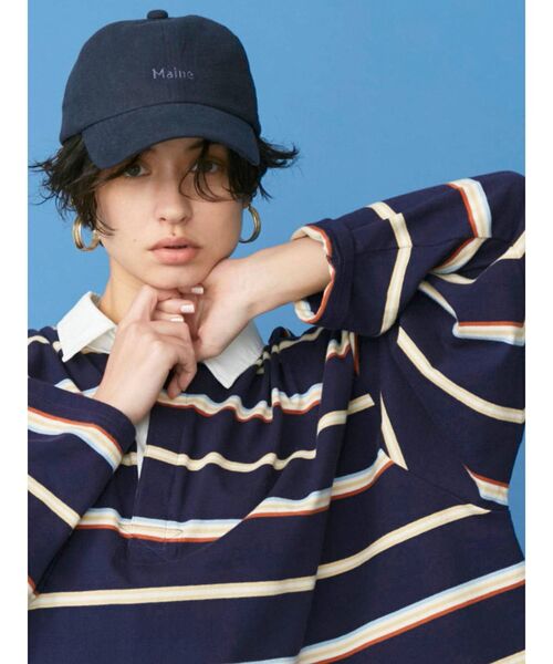 Ungrid（アングリッド）の「ロゴデザインキャップ（キャップ・レディース・ベージュ/ネイビー/グリーン・FREE）」の6枚目の写真