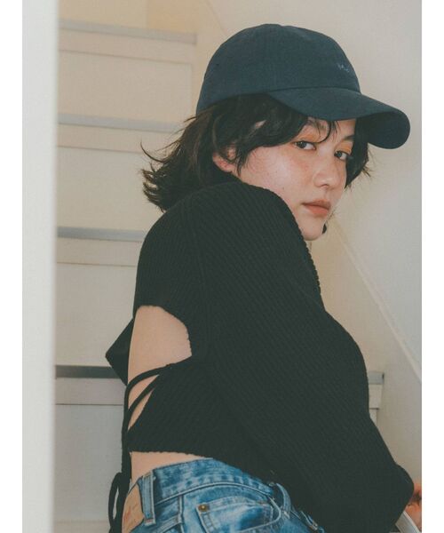 Ungrid（アングリッド）の「ロゴデザインキャップ（キャップ・レディース・ベージュ/ネイビー/グリーン・FREE）」の15枚目の写真