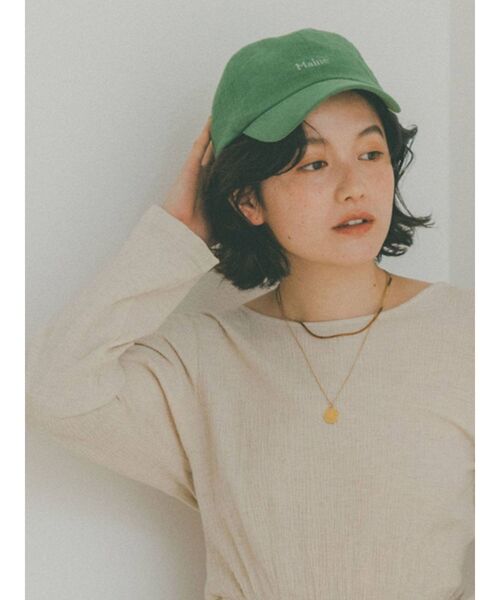 Ungrid（アングリッド）の「ロゴデザインキャップ（キャップ・レディース・ベージュ/ネイビー/グリーン・FREE）」の16枚目の写真