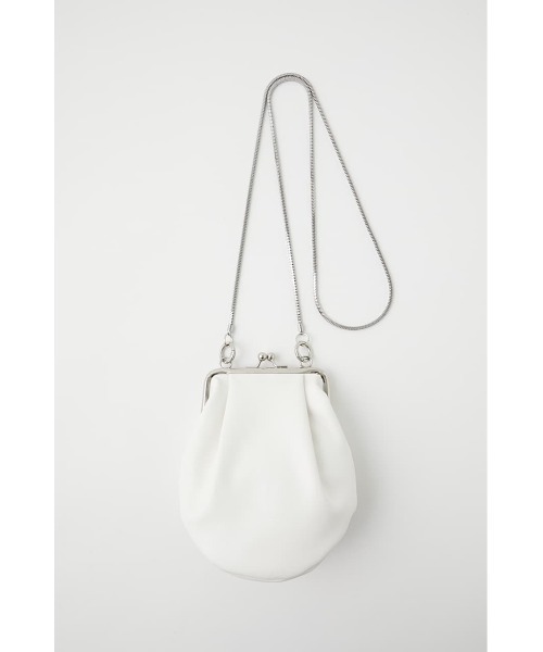 MOUSSY(マウジー)の「STRUCTURED MINI ポシェット(ショルダーバッグ・レディース・ホワイト/ブラック・FREE)」の2枚目の写真