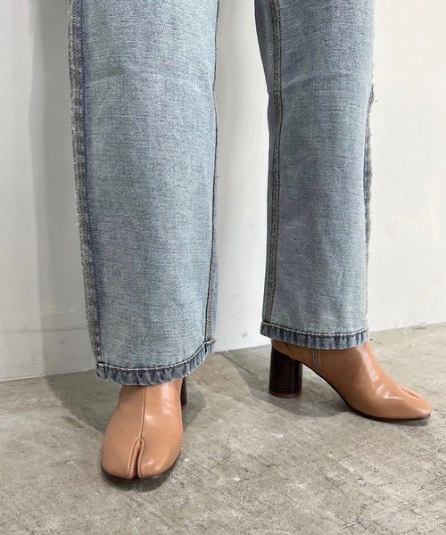 SANSeLF(サンセルフ)の「【SANSeLF】turn over denim sanw21a064(デニムパンツ・レディース・ブルー・FREE)」の3枚目の写真