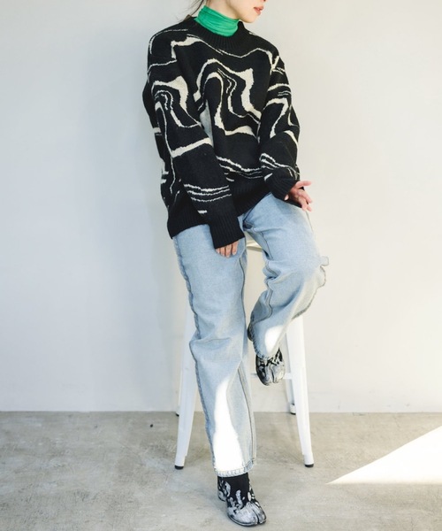 SANSeLF(サンセルフ)の「【SANSeLF】turn over denim sanw21a064(デニムパンツ・レディース・ブルー・FREE)」の16枚目の写真