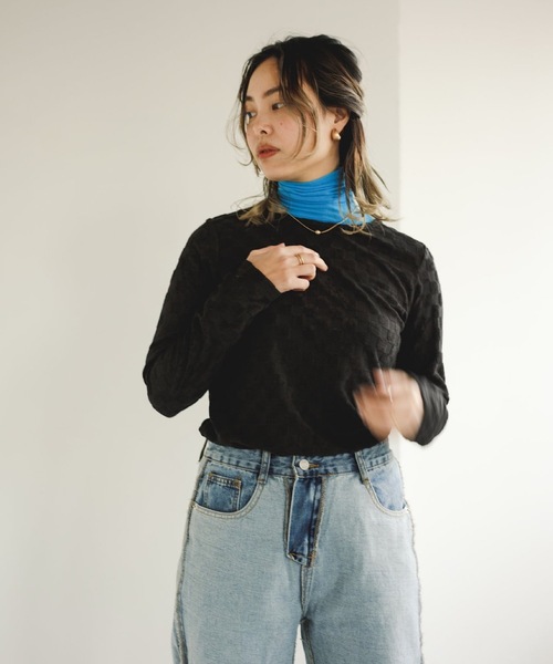 SANSeLF(サンセルフ)の「【SANSeLF】turn over denim sanw21a064(デニムパンツ・レディース・ブルー・FREE)」の17枚目の写真