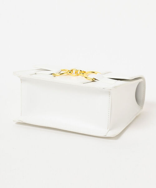 Ray BEAMS（レイビームス）の「Ray BEAMS / ビット チェーン バッグ（トートバッグ・レディース・ホワイト/ブラック・ONE SIZE）」の14枚目の写真