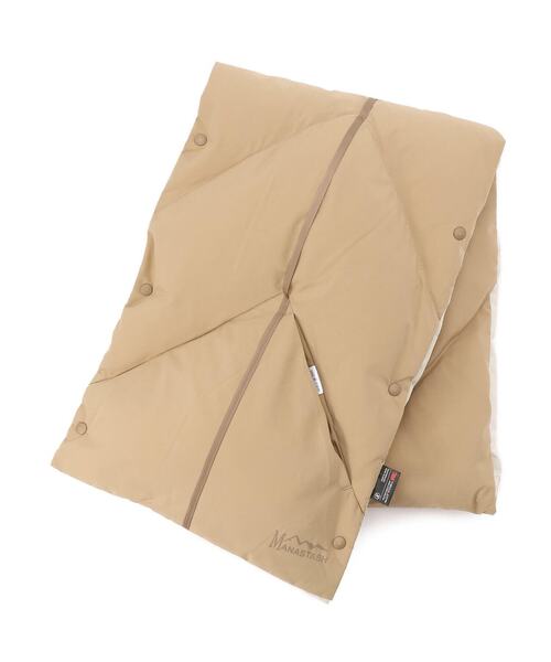 MANASTASH（マナスタッシュ）の「MANASTASH/マナスタッシュ　ISO 700 REVERSIBLE MUFFLER リバーシブルダウンマフラー（マフラー・レディース・ブラック/ベージュ/グレー・FREE）」の12枚目の写真