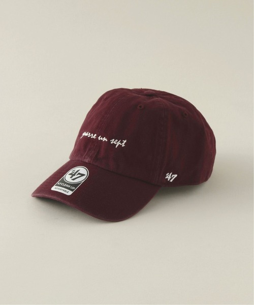 417 EDIFICE（フォーワンセブンエディフィス）の「【47 / フォーティセブン】 別注 QUATRE UN SEPT CAP / キャップ（キャップ・メンズ・チャコールグレー/ブラック/ボルドー/ラベンダー・FREE）」の4枚目の写真