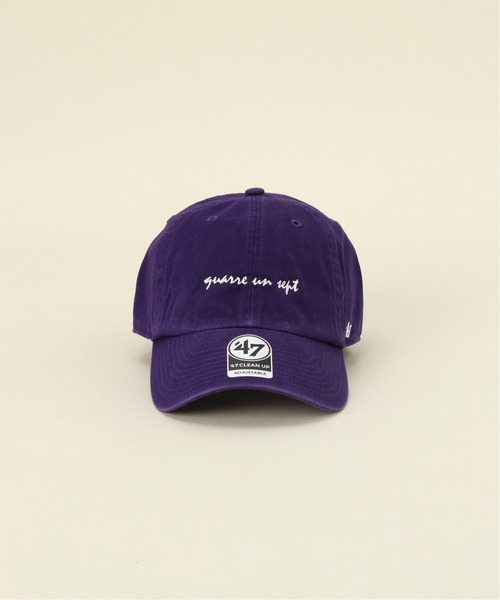 417 EDIFICE（フォーワンセブンエディフィス）の「【47 / フォーティセブン】 別注 QUATRE UN SEPT CAP / キャップ（キャップ・メンズ・チャコールグレー/ブラック/ボルドー/ラベンダー・FREE）」の18枚目の写真