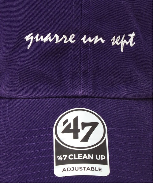 417 EDIFICE（フォーワンセブンエディフィス）の「【47 / フォーティセブン】 別注 QUATRE UN SEPT CAP / キャップ（キャップ・メンズ・チャコールグレー/ブラック/ボルドー/ラベンダー・FREE）」の19枚目の写真